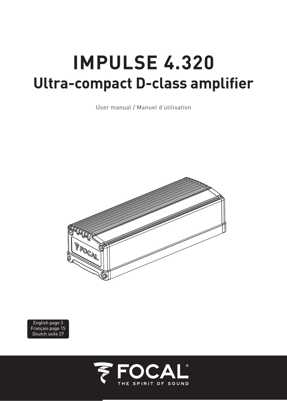 Focal impulse 4 320 user manual pdf download manualslib
