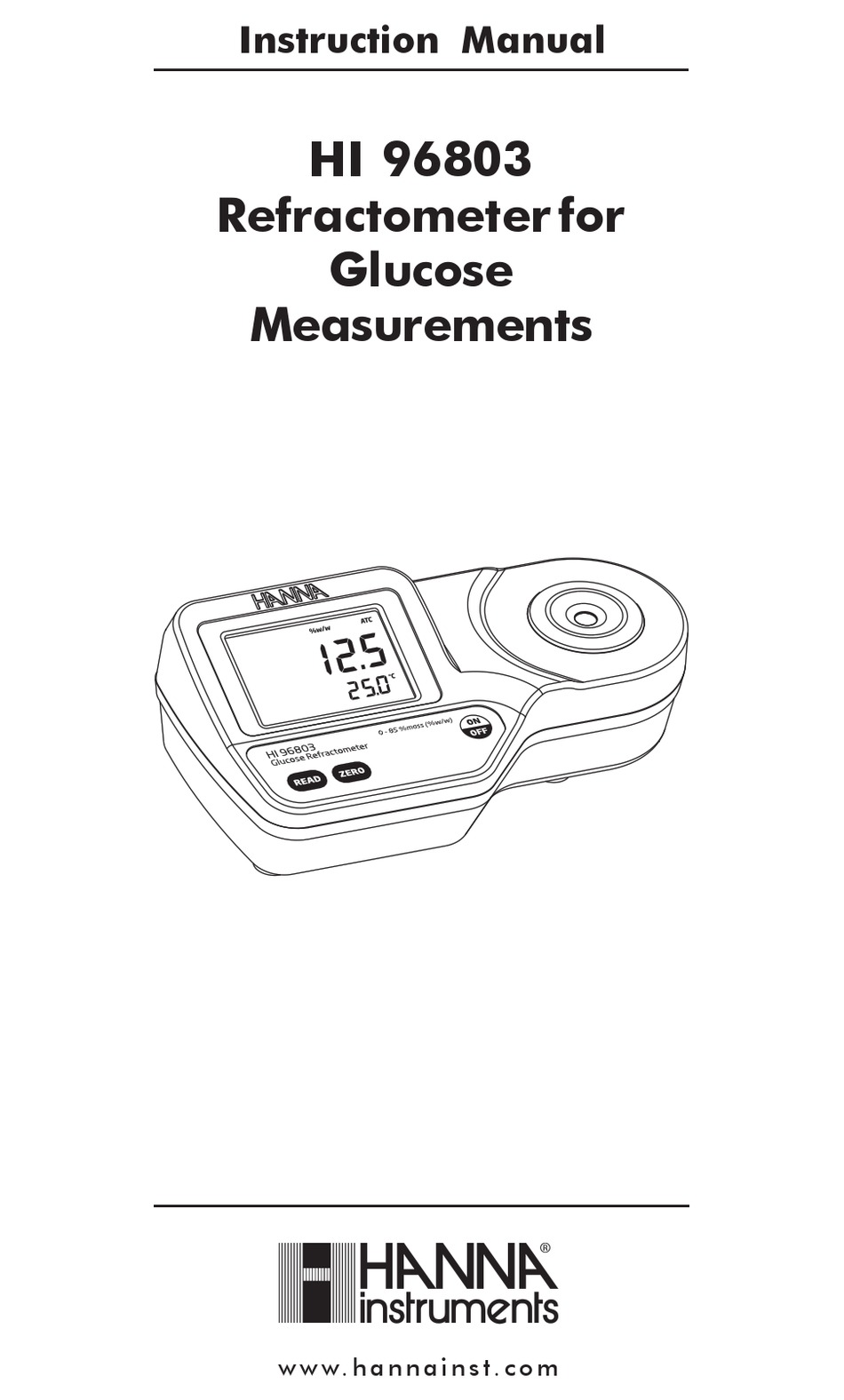HANNA INSTRUMENTS HI 96803 INSTRUCTION MANUAL Pdf Download ManualsLib