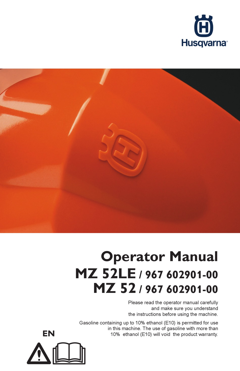 Husqvarna Mz 52le Operator S Manual Pdf Download Manualslib