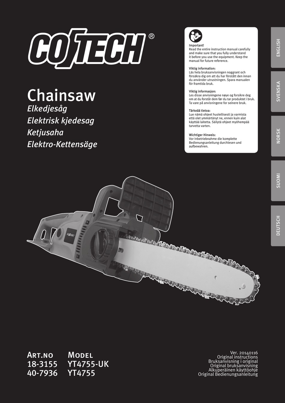 COTECH YT4755 UK ORIGINAL INSTRUCTION Pdf Download ManualsLib