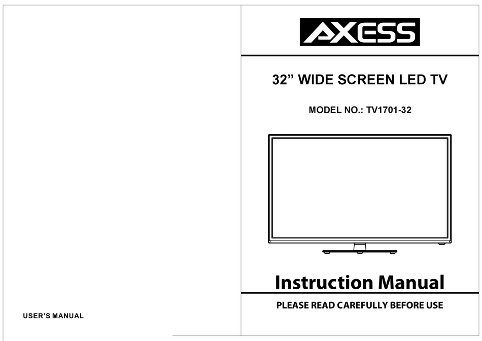 AXESS TV170132 INSTRUCTION MANUAL Pdf Download ManualsLib