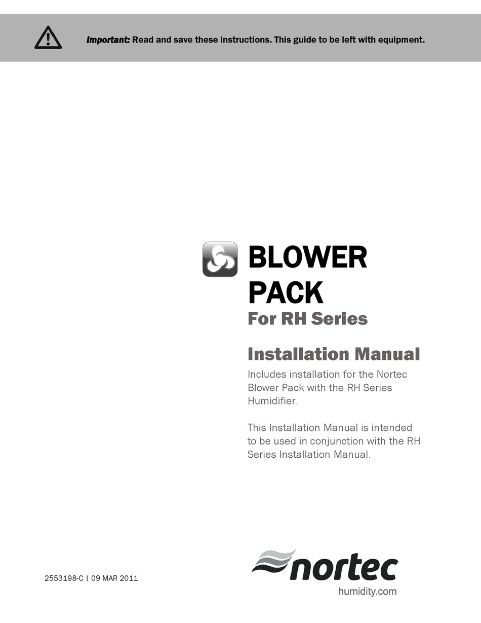 NORTEC RH SERIES INSTALLATION MANUAL Pdf Download | ManualsLib