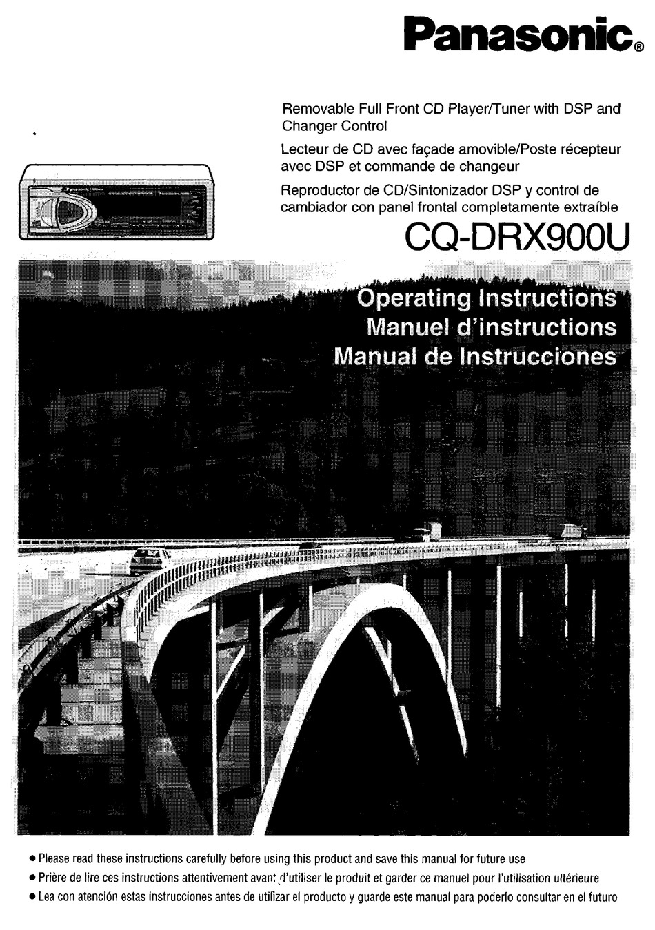 PANASONIC CQ-DRX900U OPERATING INSTRUCTIONS MANUAL Pdf Download ...