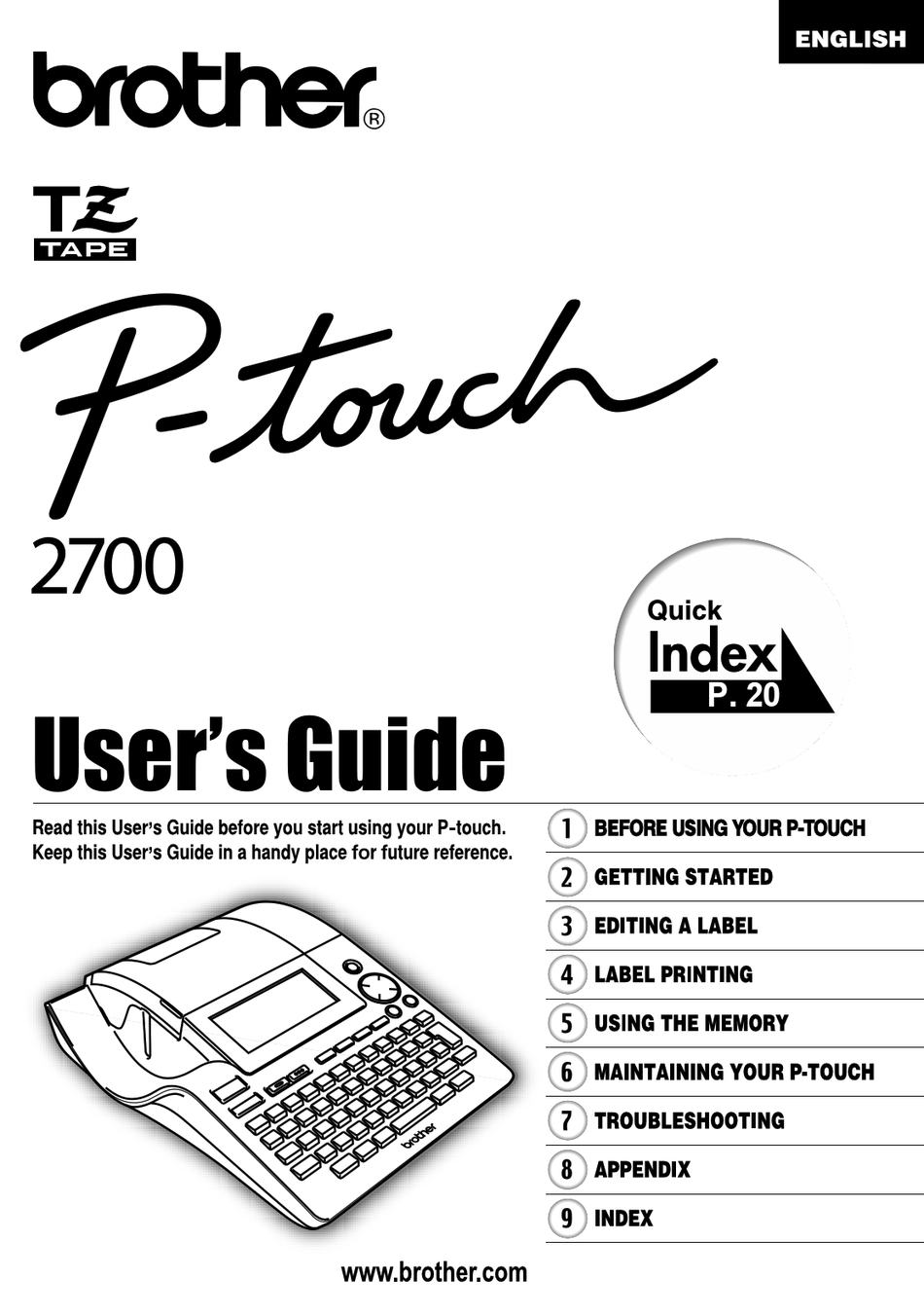 brother p touch label maker 2710 driver download for mac