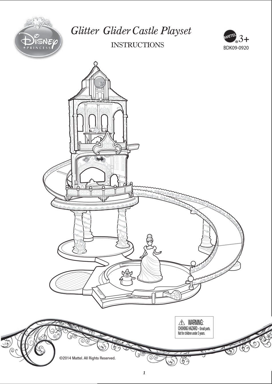 DISNEY GLITTER GLIDER CASTLE PLAYSET INSTRUCTIONS Pdf Download ManualsLib