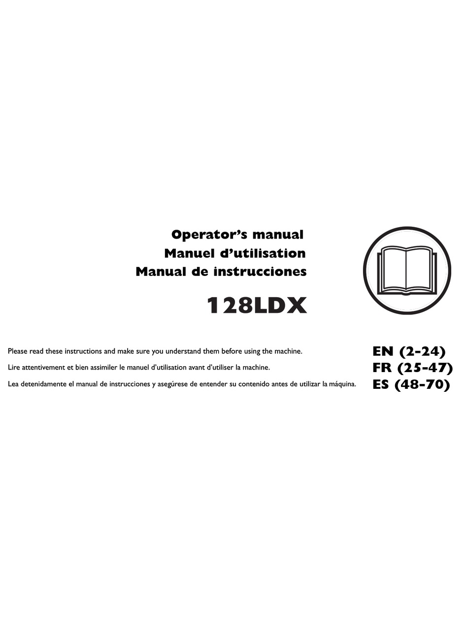 HUSQVARNA 128LDX OPERATOR'S MANUAL Pdf Download ManualsLib