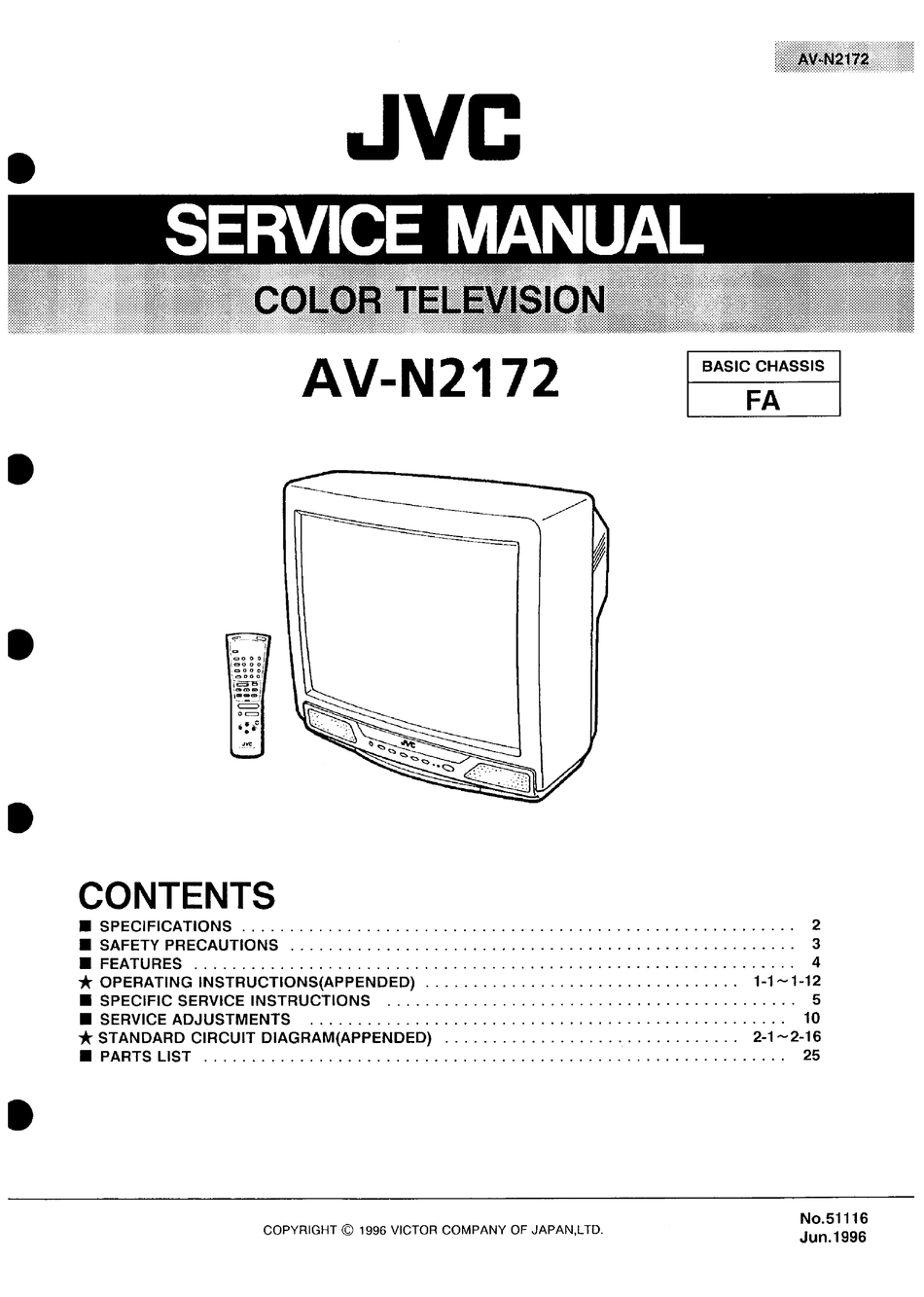 Схема jvc c 21z