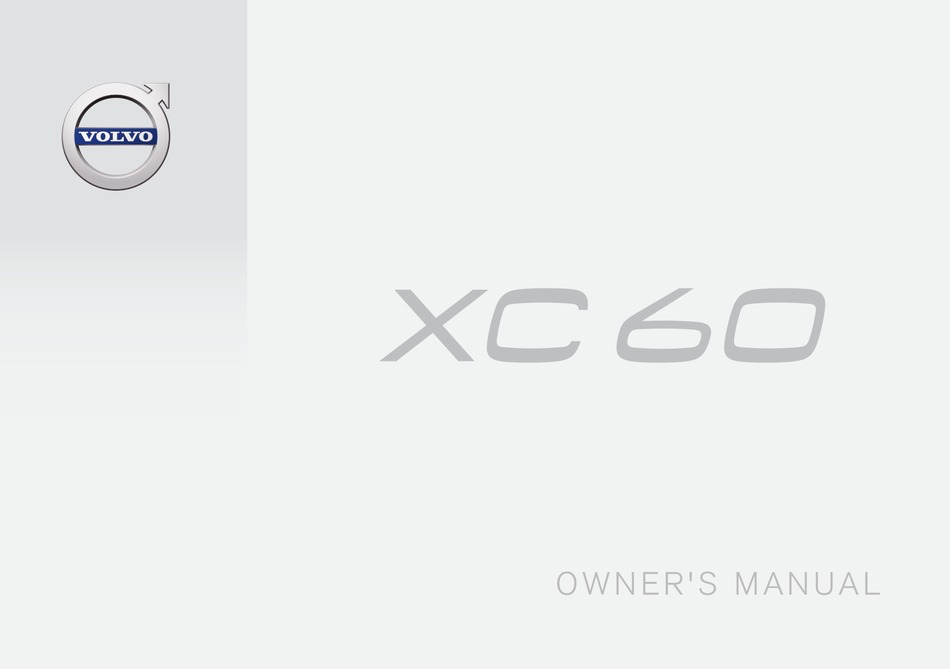 VOLVO XC60 OWNER'S MANUAL Pdf Download ManualsLib
