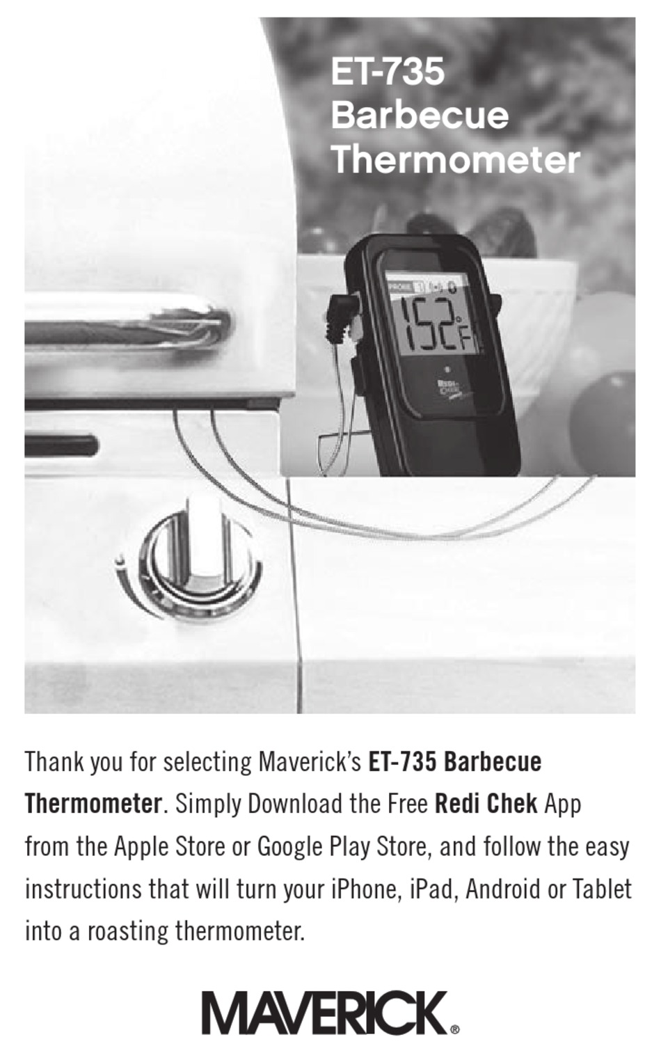 MAVERICK ET-735 USER MANUAL Pdf Download | ManualsLib