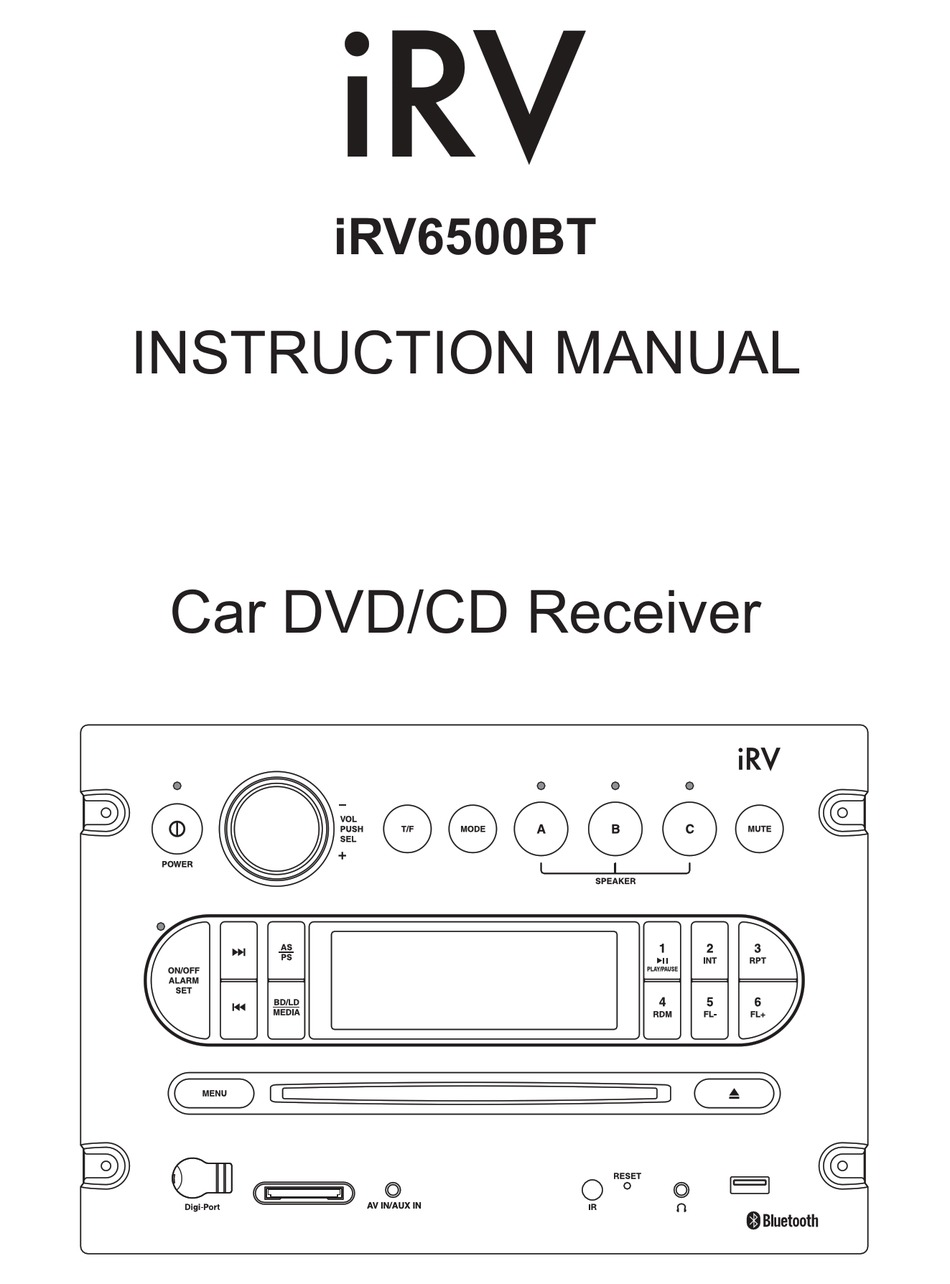 IRV IRV6500BT INSTRUCTION MANUAL Pdf Download ManualsLib