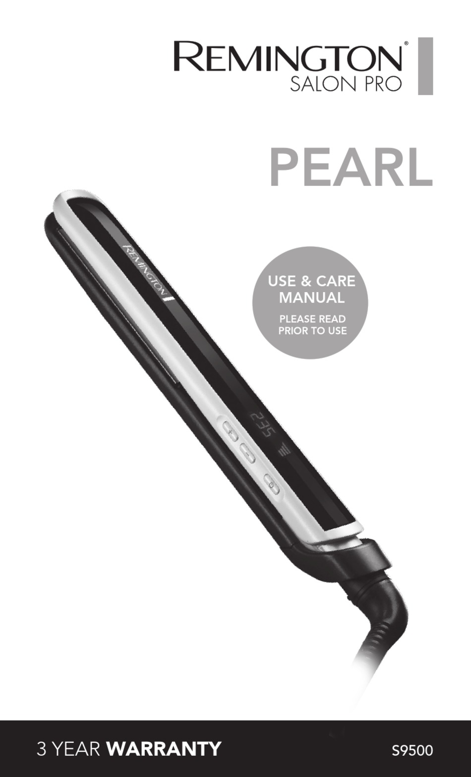 REMINGTON S9500 USE \u0026 CARE MANUAL Pdf Download | ManualsLib