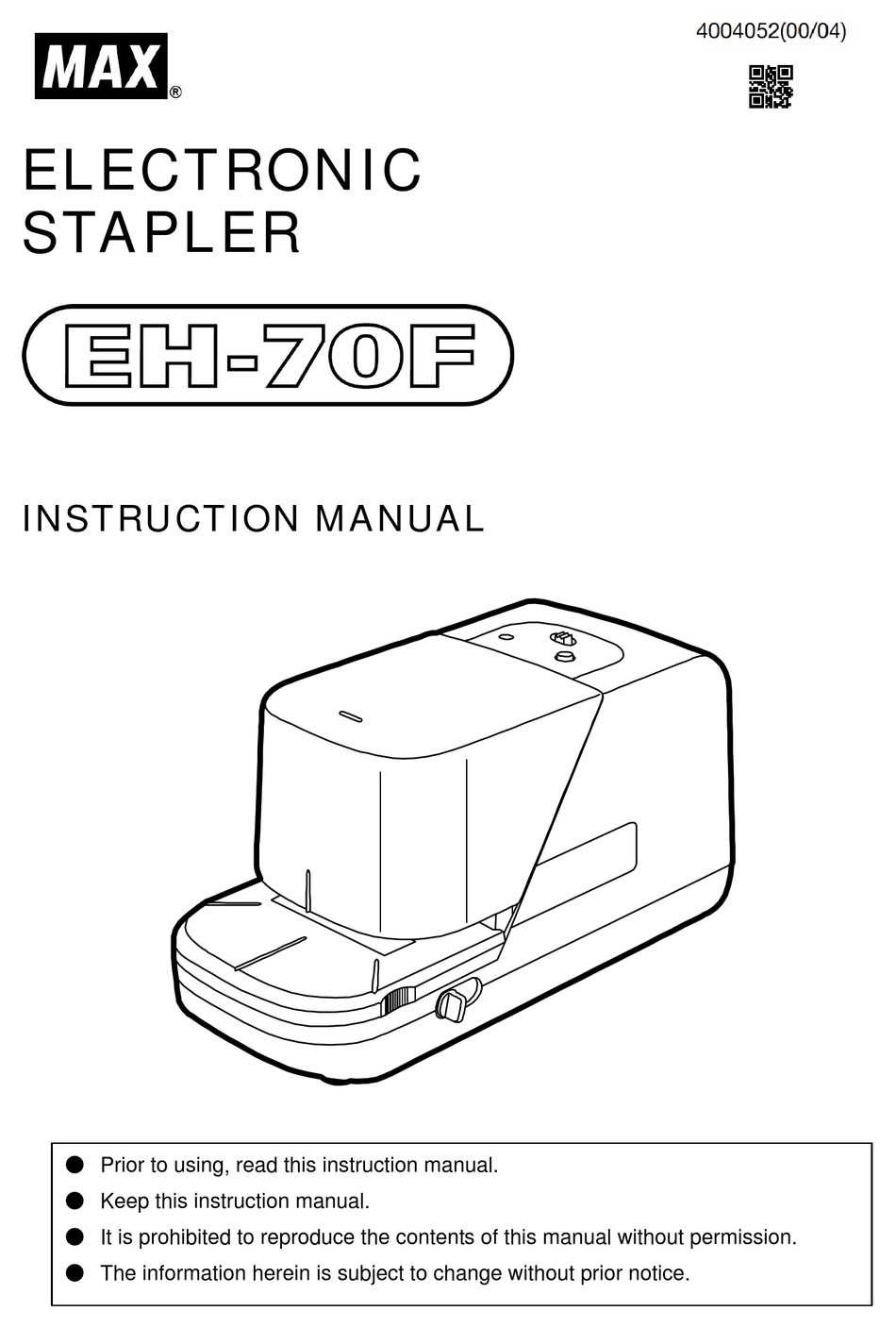 staples one touch stapler instruction manual