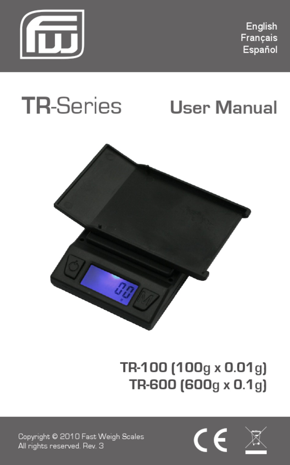 TR600g Digital Pocket Scales