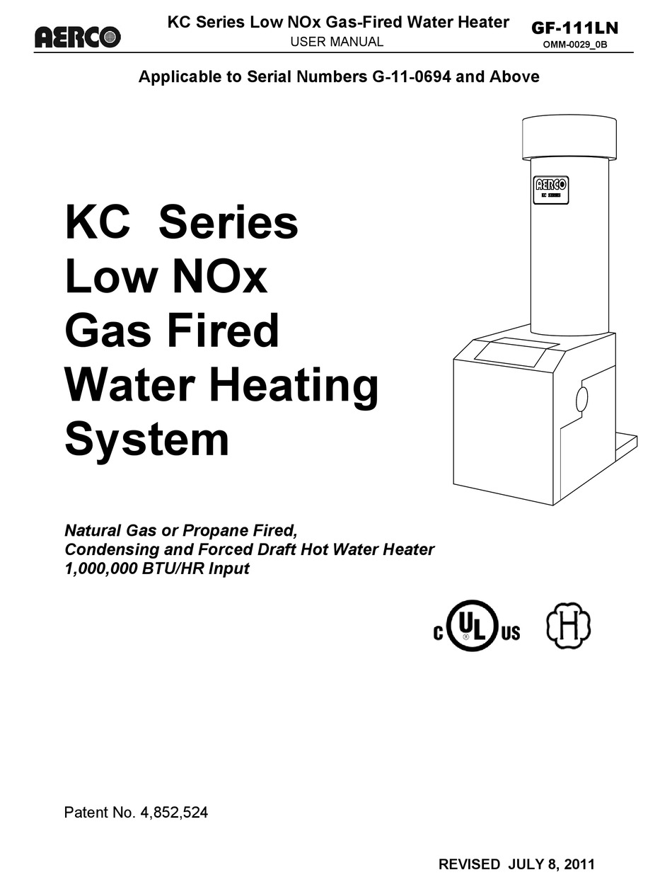 AERCO KC SERIES USER MANUAL Pdf Download | ManualsLib