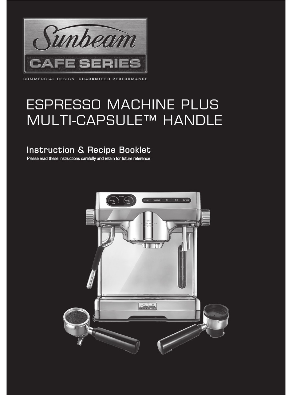 SUNBEAM EM7100 INSTRUCTION/RECIPE BOOKLET Pdf Download ManualsLib