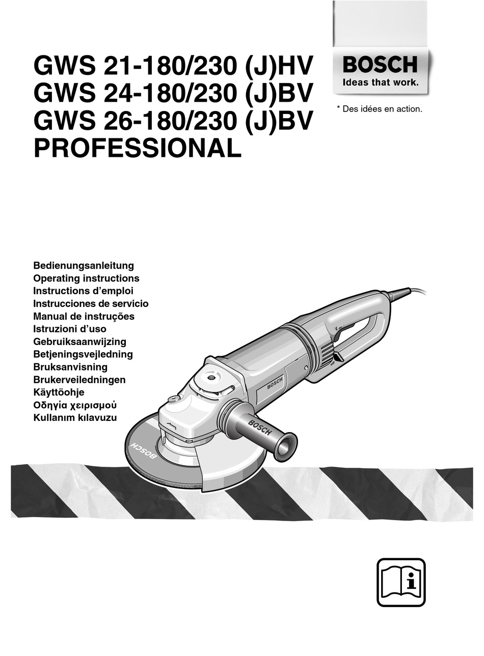 Amoladora Bosch GWS 24-180JBV + SDS