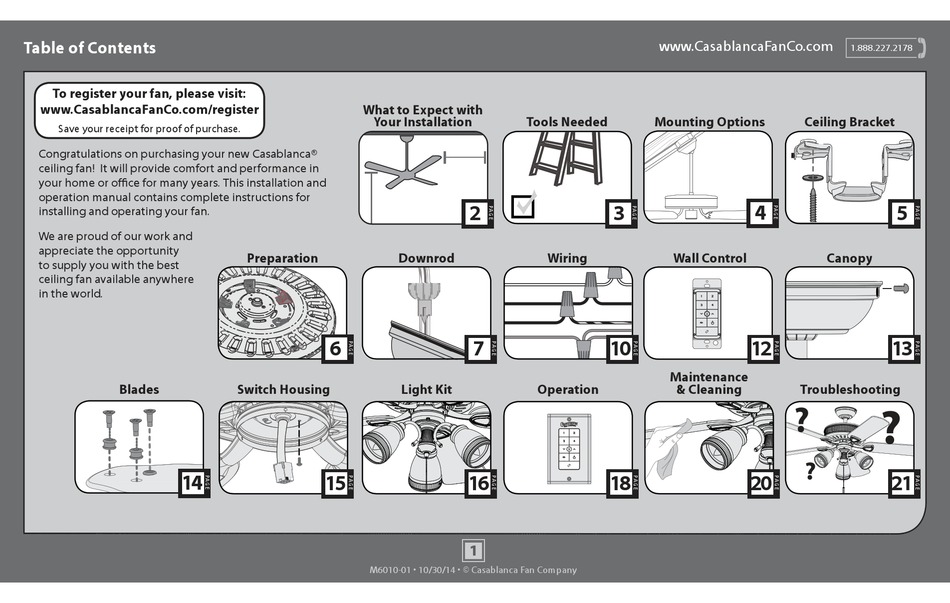 CASABLANCA 54032 ASSEMBLY INSTRUCTIONS MANUAL Pdf Download ManualsLib
