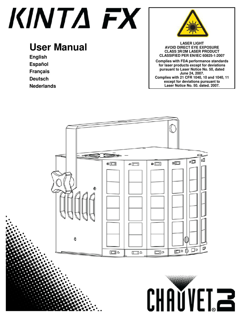 CHAUVET KINTA FX USER MANUAL Pdf Download | ManualsLib