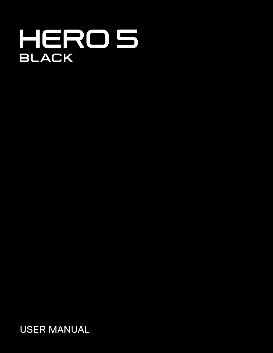 Gopro Hero 5 Black User Manual Pdf Download Manualslib