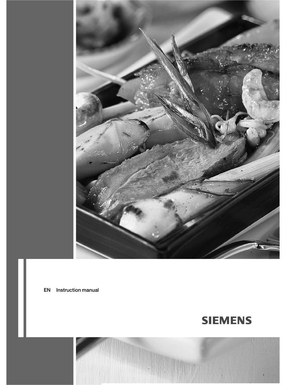 SIEMENS HB21AB520E INSTRUCTION MANUAL Pdf Download ManualsLib