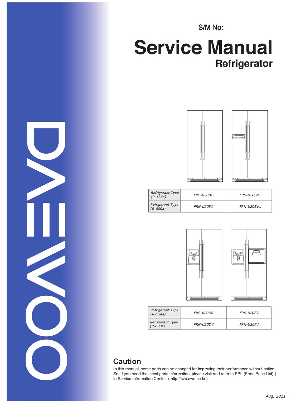 Daewoo Frs U20iv Service Manual Pdf Download Manualslib