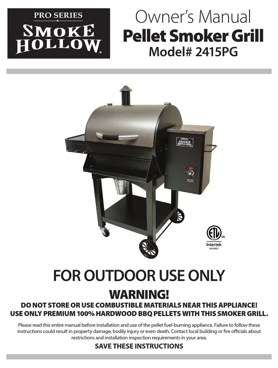 smoke hollow pellet grill