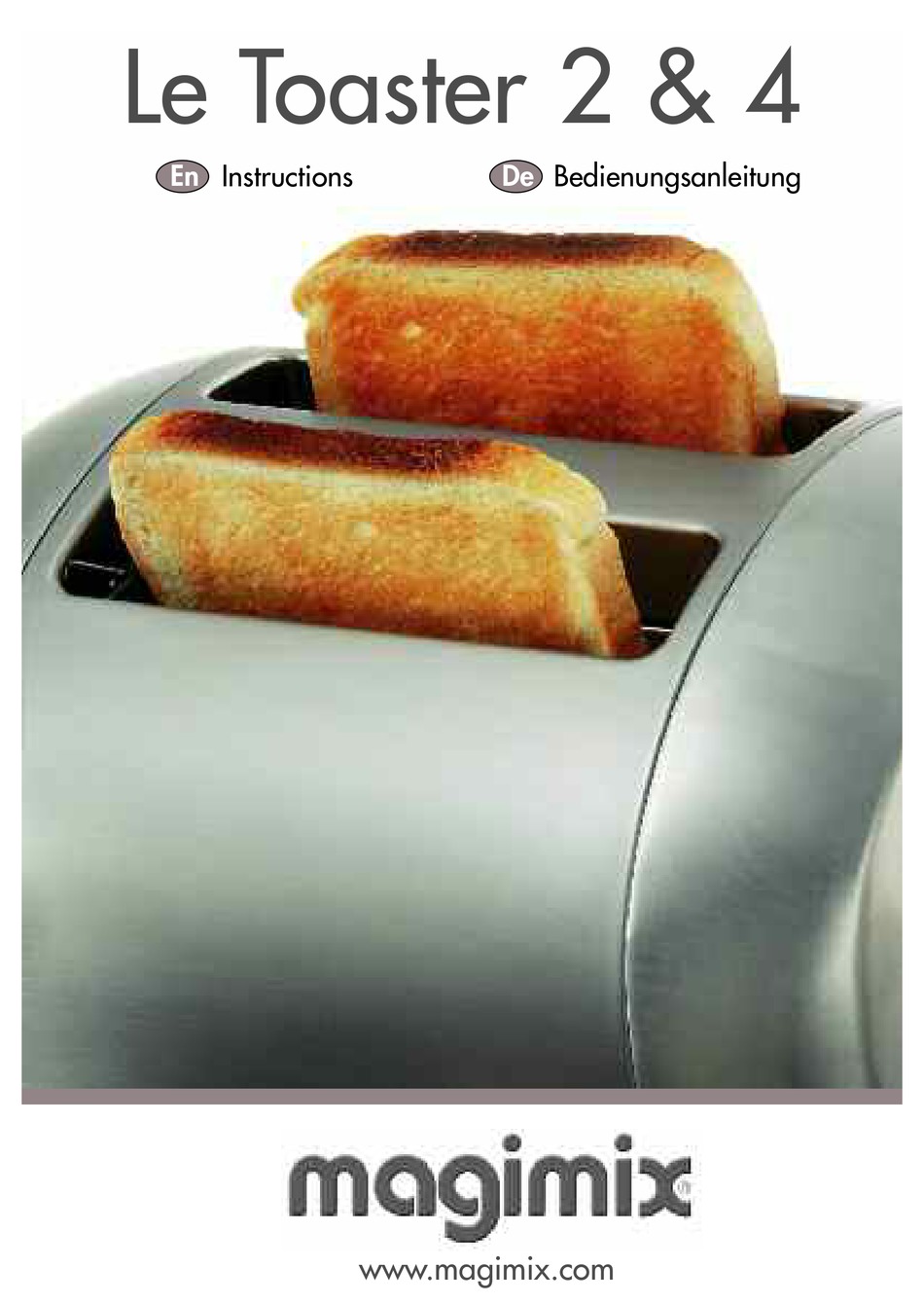 MAGIMIX LE TOASTER 2 INSTRUCTIONS MANUAL Pdf Download ManualsLib