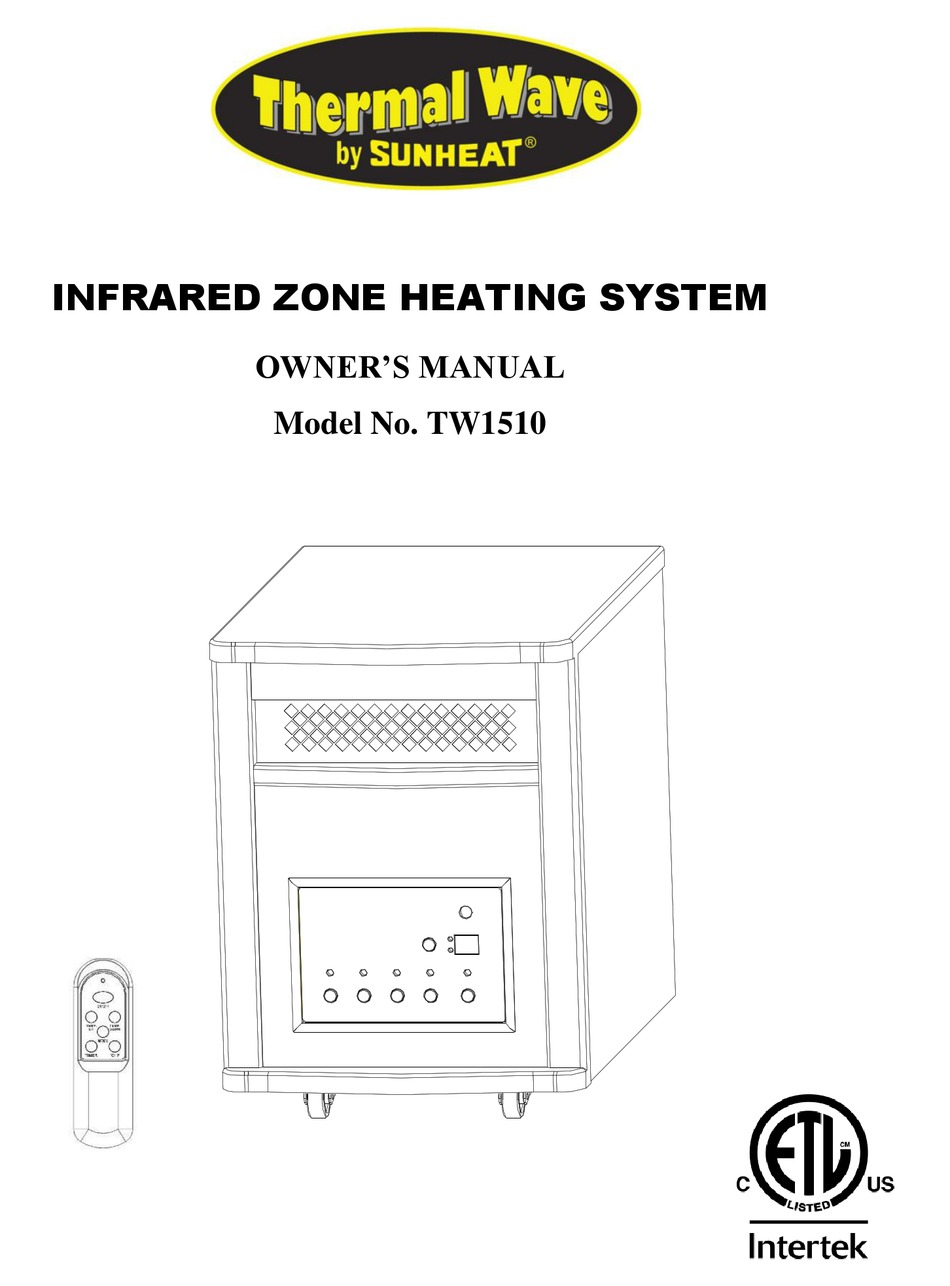 THERMAL WAVE TW1510 OWNER'S MANUAL Pdf Download | ManualsLib