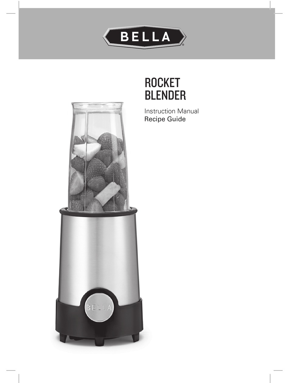 Bella 8-Pc. Personal 285-Watt Rocket Blender - Black - Yahoo Shopping