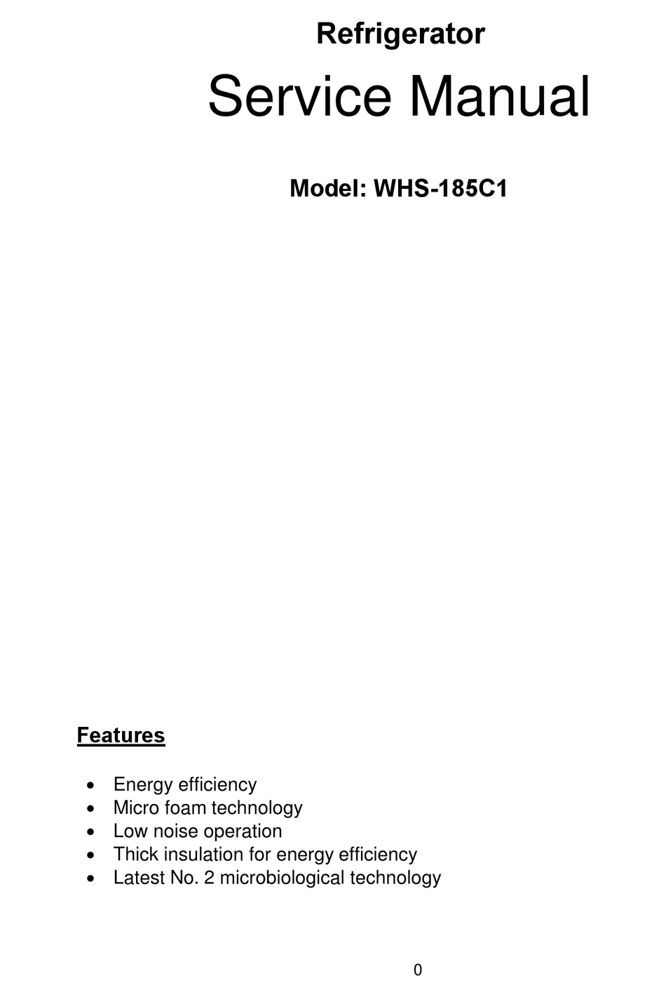 MIDEA WHS-185C1 SERVICE MANUAL Pdf Download | ManualsLib