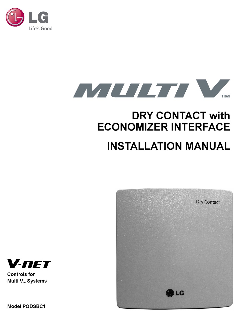 LG PQDSBC1 INSTALLATION MANUAL Pdf Download ManualsLib