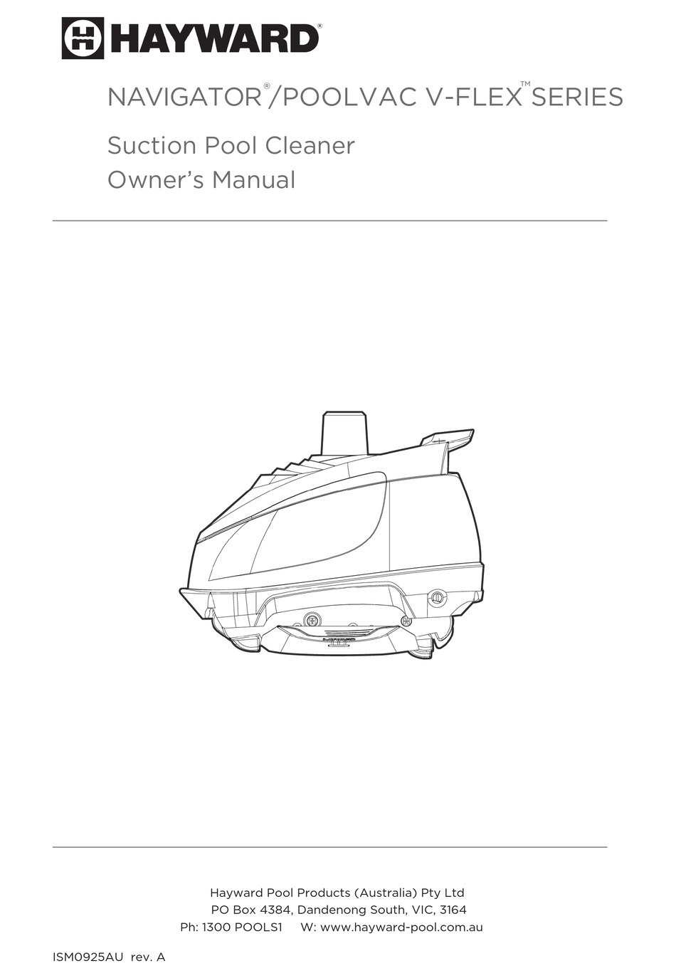 HAYWARD NAVIGATOR V-FLEX OWNER'S MANUAL Pdf Download | ManualsLib