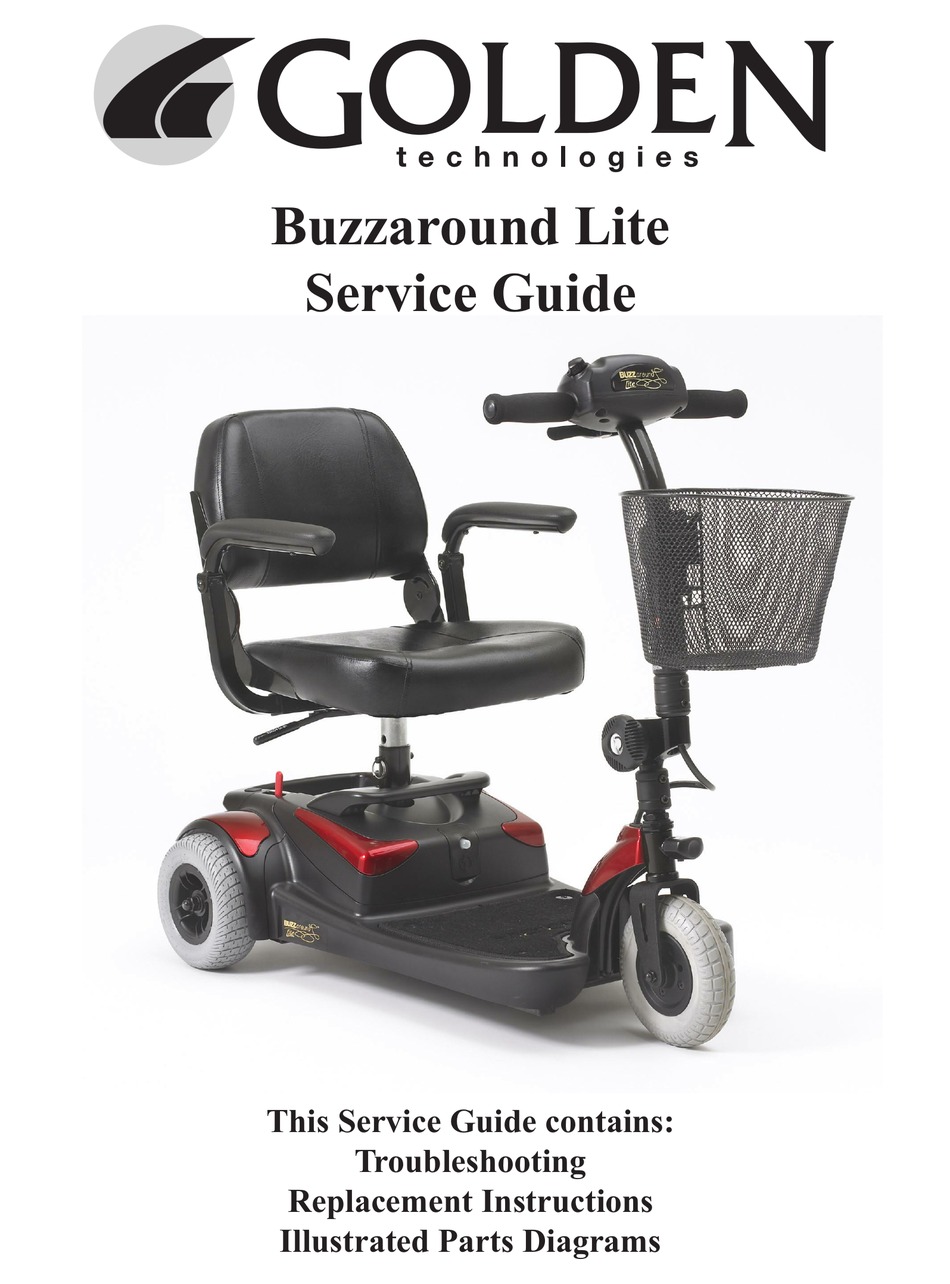 Golden Technologies Buzzaround Lite Service Manual Pdf Download Manualslib