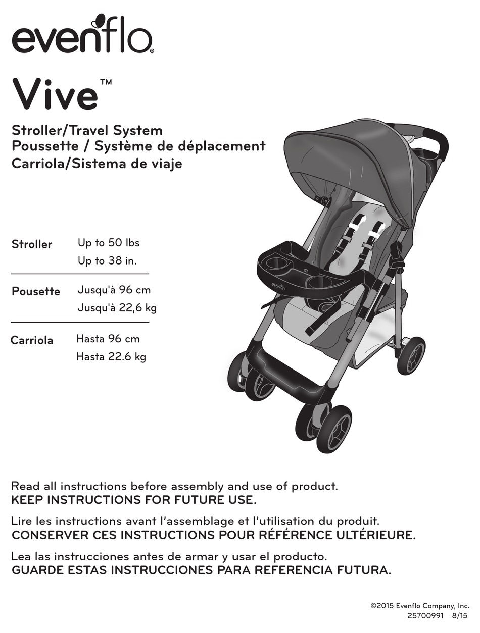 evenflo pivot modular travel system instructions