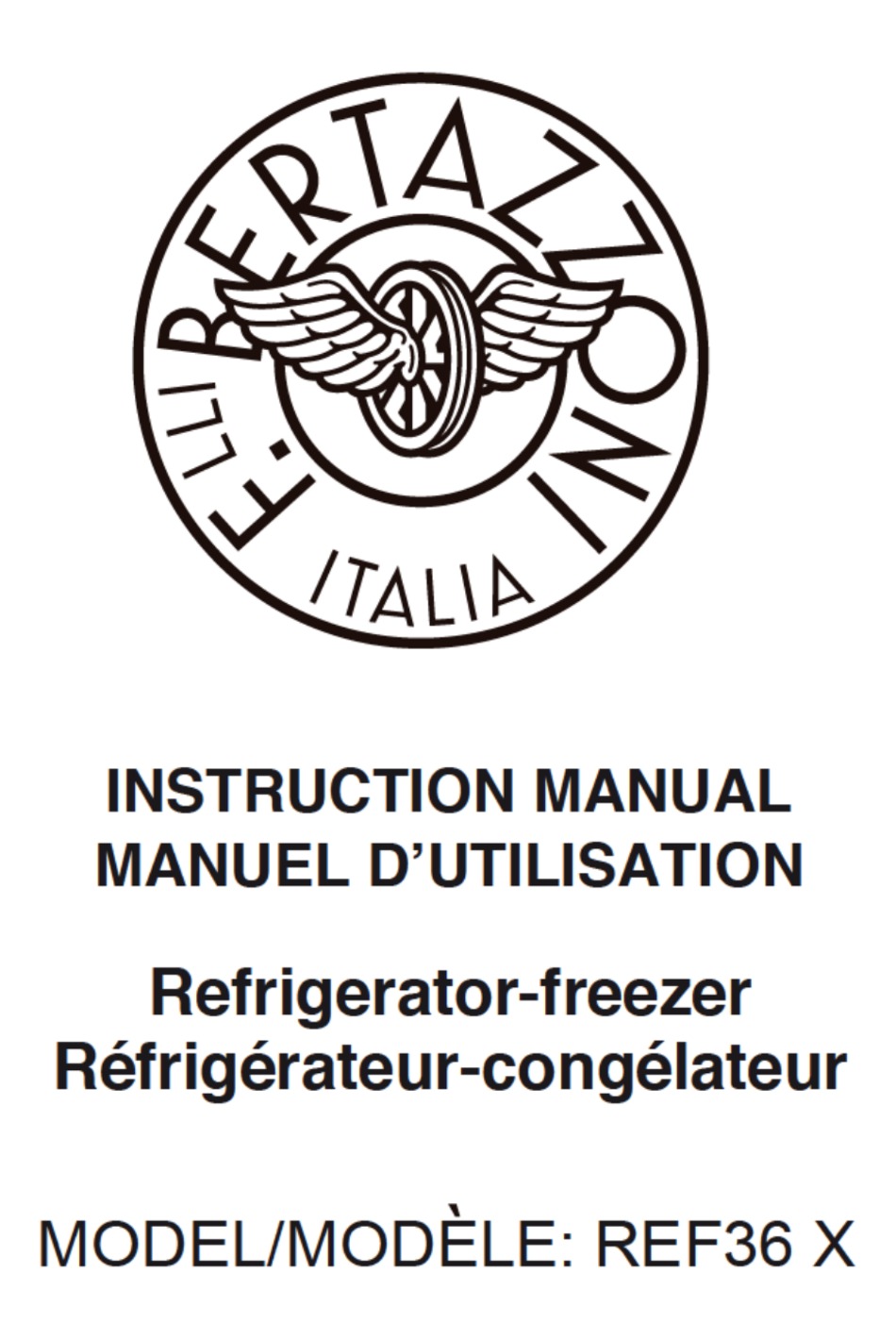 Bertazzoni Ref36 X Instruction Manual Pdf Download Manualslib