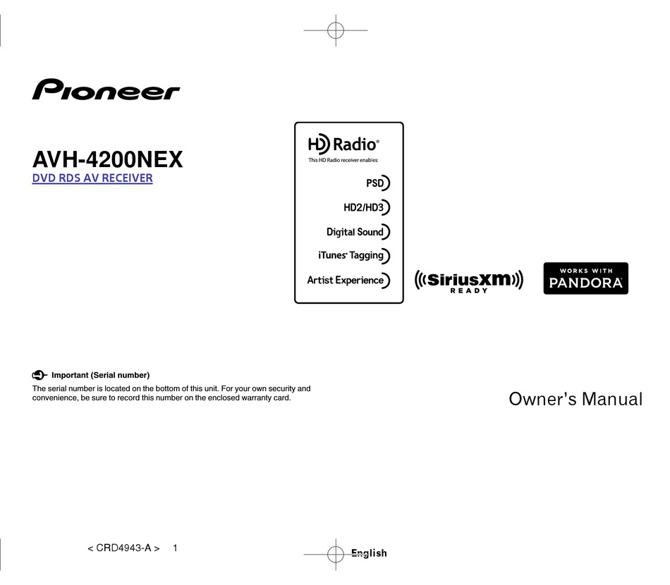 PIONEER AVH-4200NEX OWNER'S MANUAL Pdf Download | ManualsLib