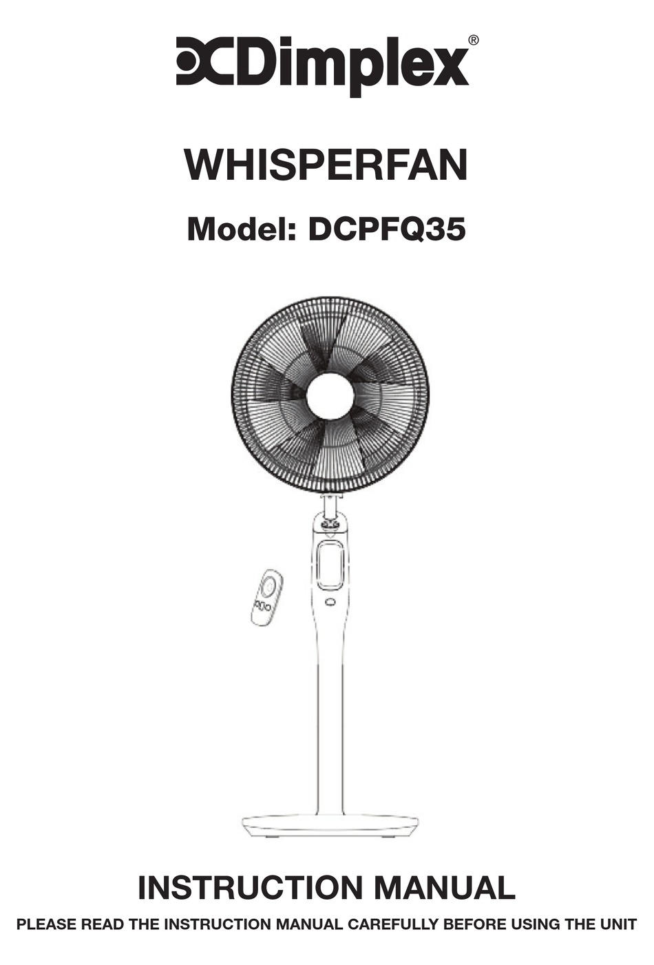 DIMPLEX DCPFQ35 INSTRUCTION MANUAL Pdf Download | ManualsLib