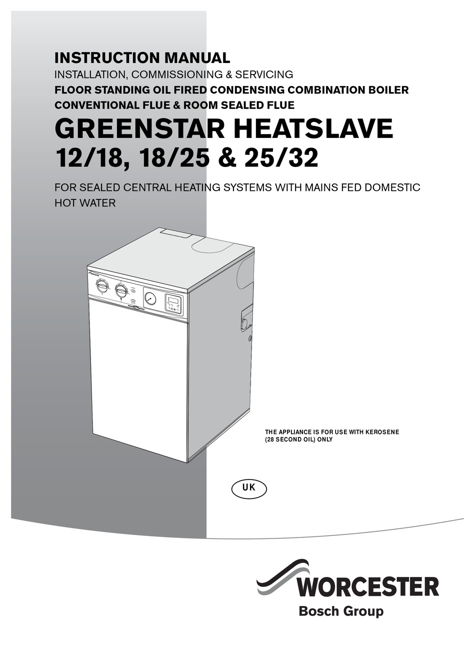 WORCESTER GREENSTAR HEATSLAVE 12/18 INSTRUCTION MANUAL Pdf Download |  ManualsLib