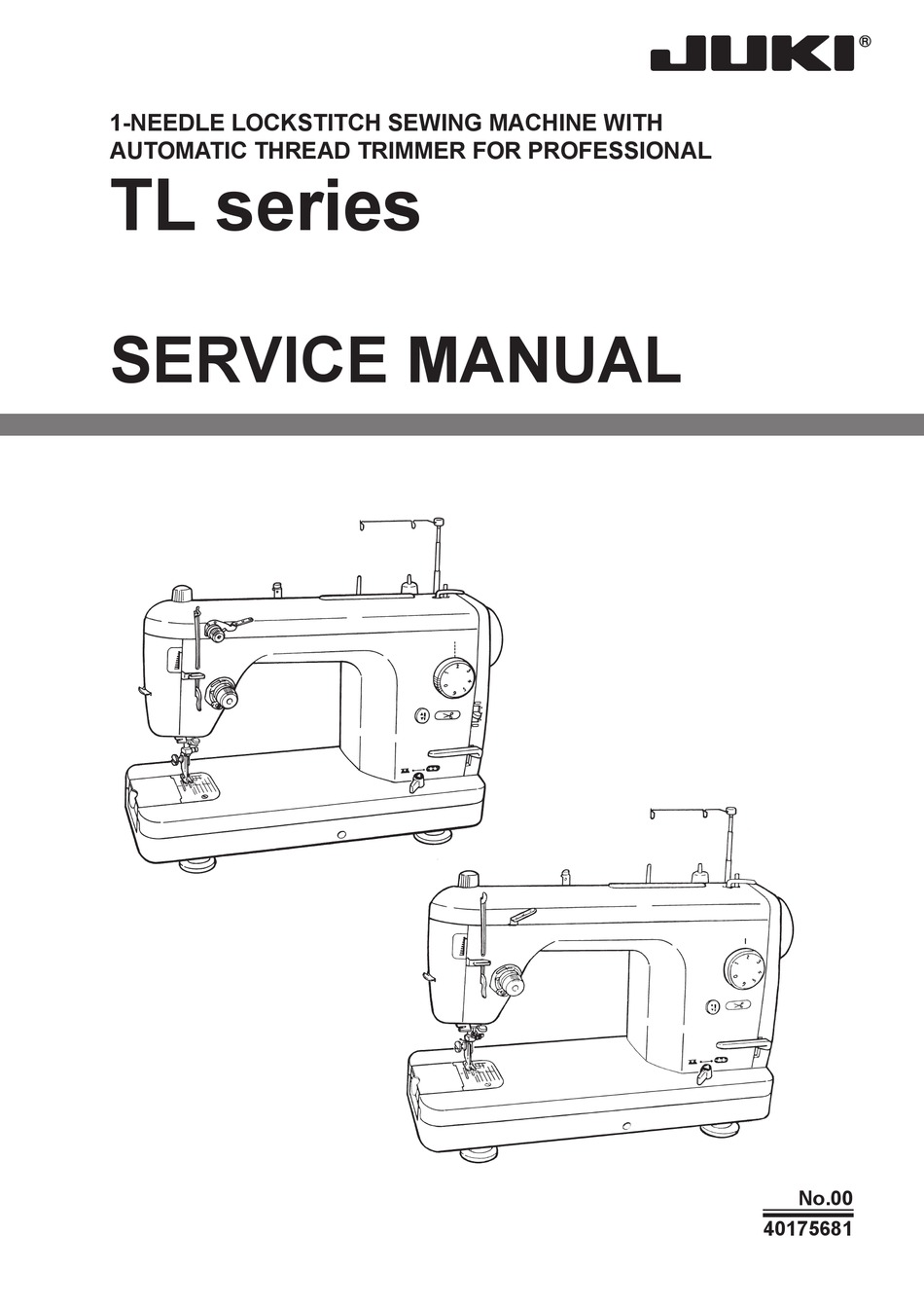 JUKI TL SERIES SERVICE MANUAL Pdf Download ManualsLib