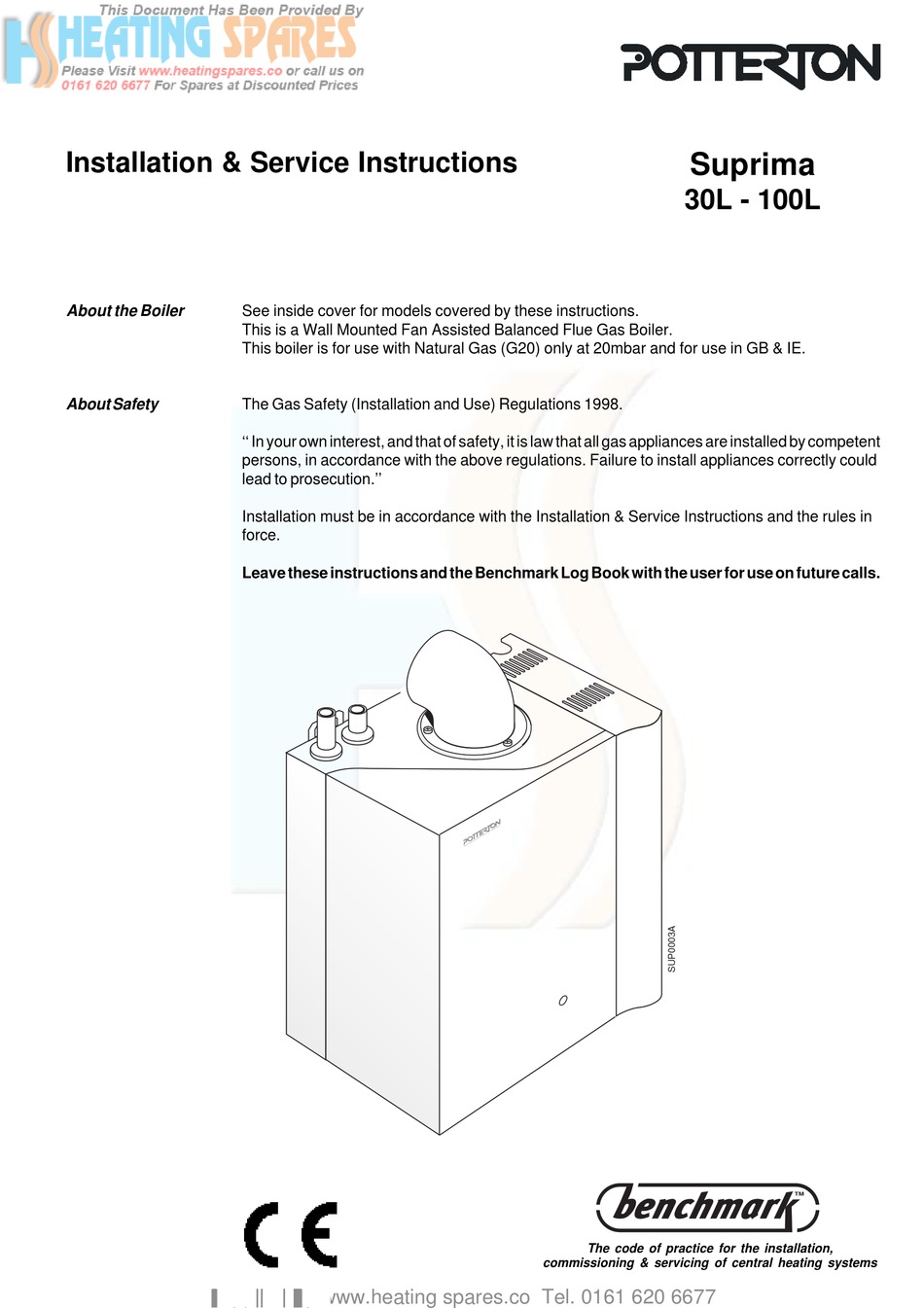 POTTERTON SUPRIMA 30L INSTALLATION u0026 SERVICE INSTRUCTIONS MANUAL Pdf  Download | ManualsLib