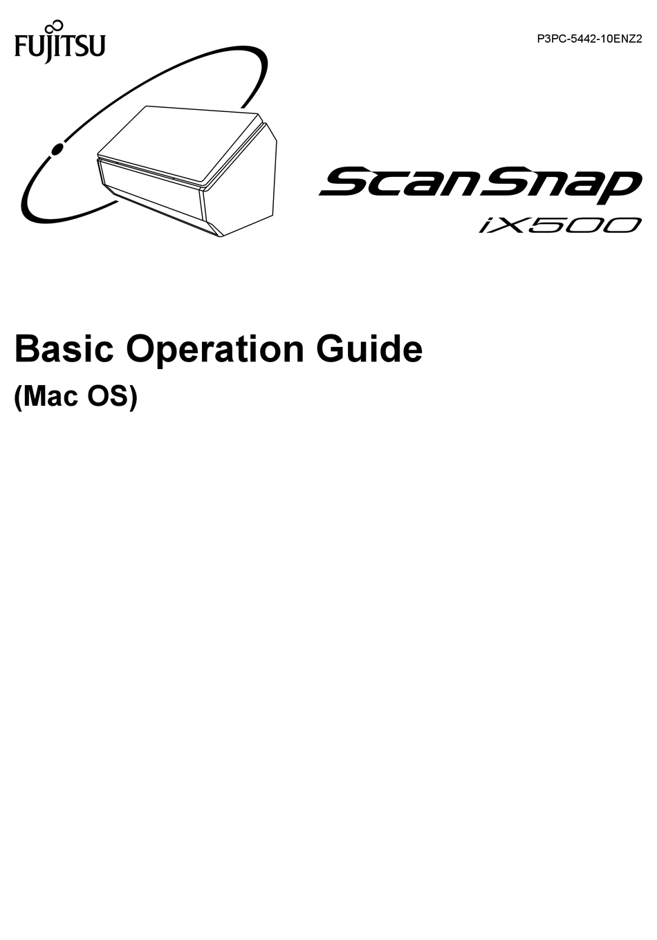 FUJITSU SCANSNAP IX500 BASIC OPERATION MANUAL Pdf Download | ManualsLib