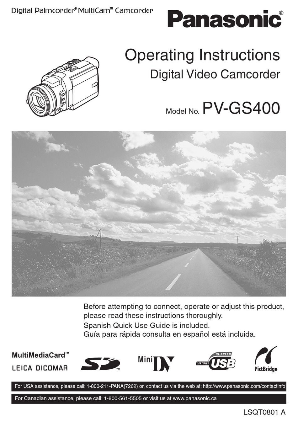 GS250 GS200 New Panasonic K2GJ2DZ00017 DC Cable for PV-GS400 GS120 US Seller 