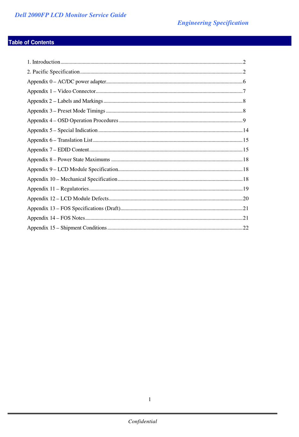 Dell 2000fp Service Manual Pdf Download Manualslib