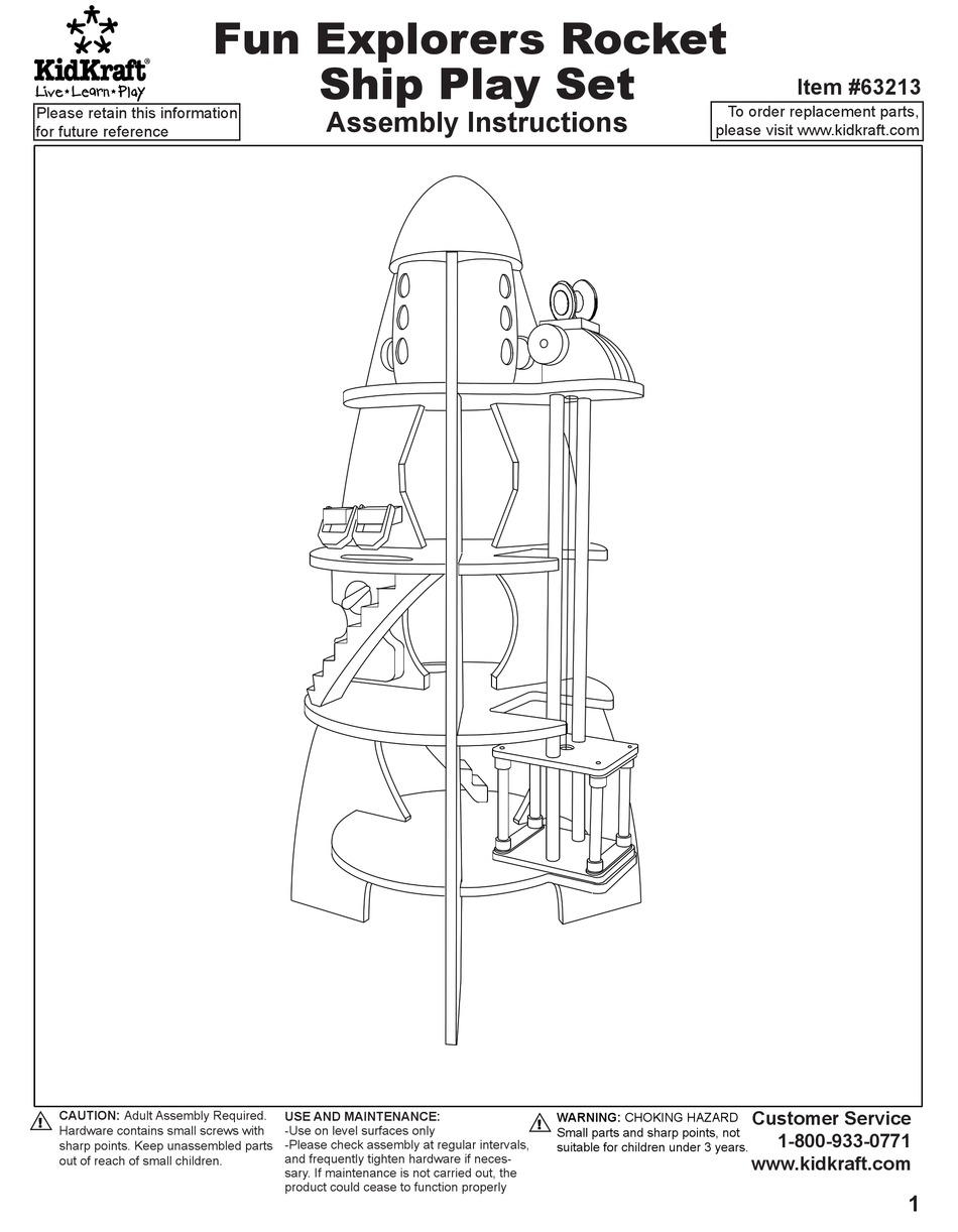 KIDKRAFT 63213 ASSEMBLY INSTRUCTIONS MANUAL Pdf Download ManualsLib