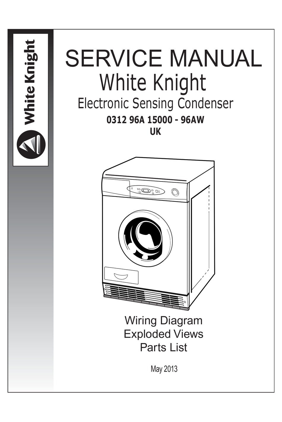 WHITE KNIGHT 96AW SERVICE MANUAL Pdf Download | ManualsLib | White Knight Tumble Dryer Wiring Diagram | | ManualsLib