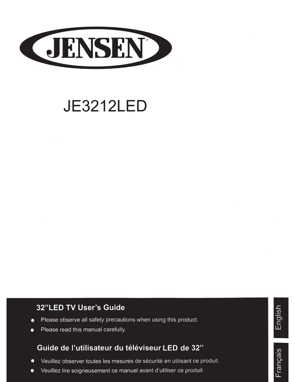 JENSEN JE3212LED USER MANUAL Pdf Download | ManualsLib