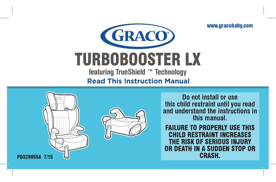 graco turbobooster lx featuring trueshield technology