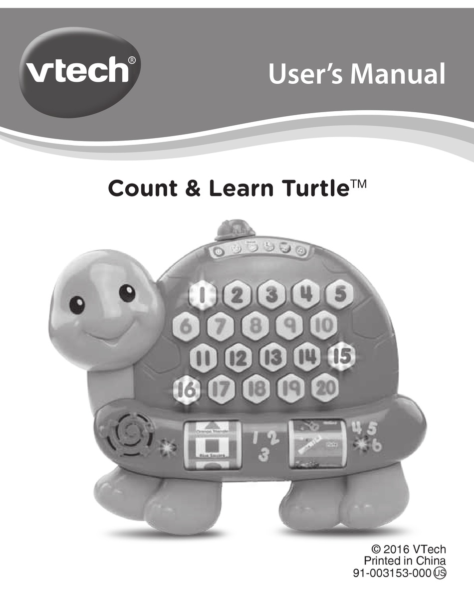 vTECH COUNT /& LEARN TURTLE