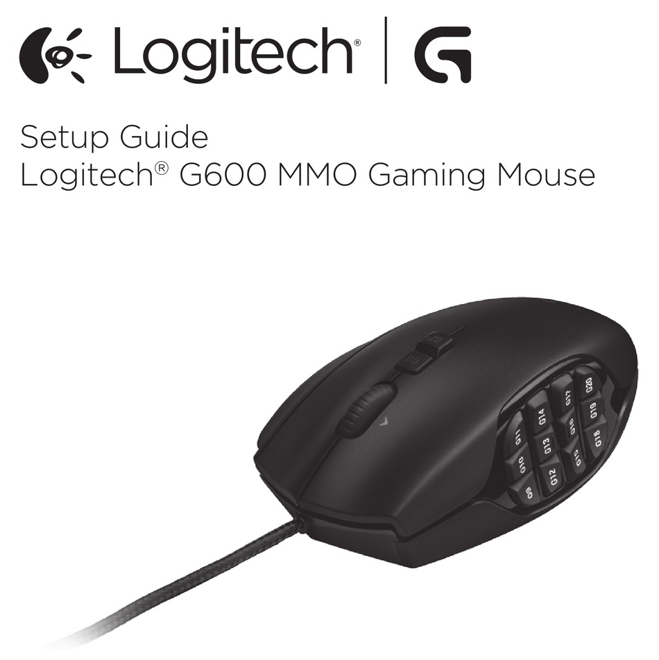 LOGITECH G600 SETUP MANUAL Pdf Download ManualsLib