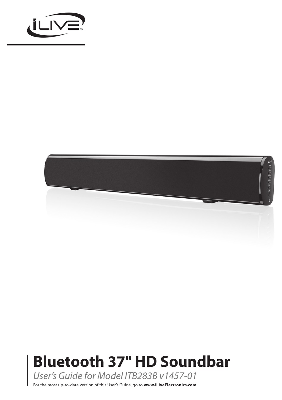 ilive bluetooth 37 hd soundbar itb283b